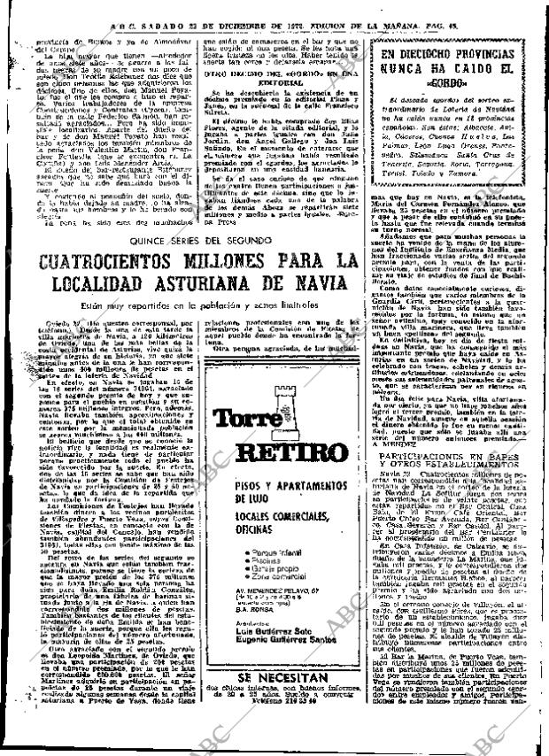 ABC MADRID 23-12-1972 página 45