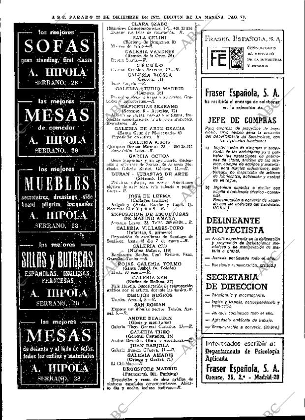 ABC MADRID 23-12-1972 página 76