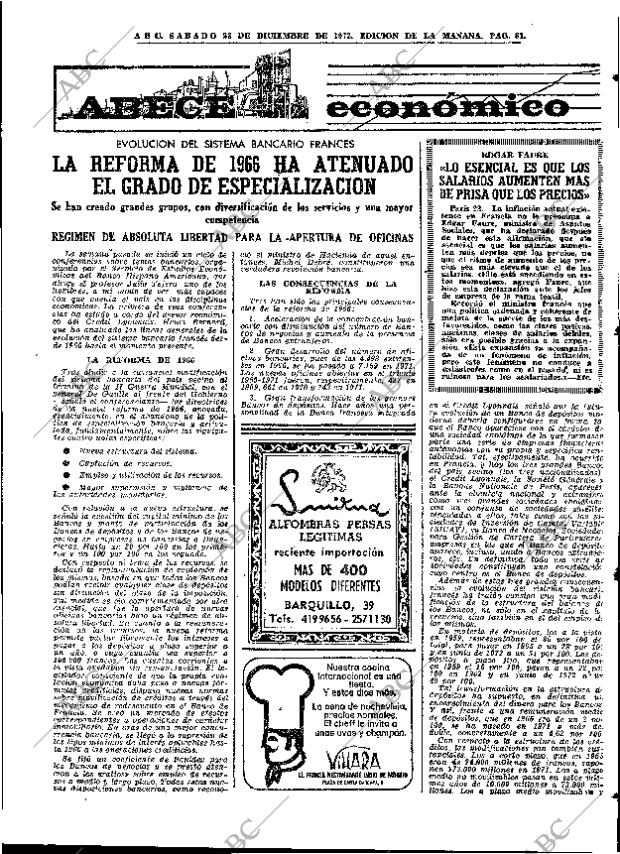 ABC MADRID 23-12-1972 página 81