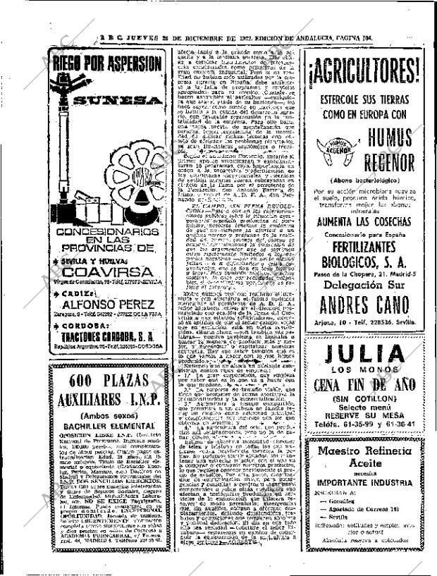 ABC SEVILLA 28-12-1972 página 104