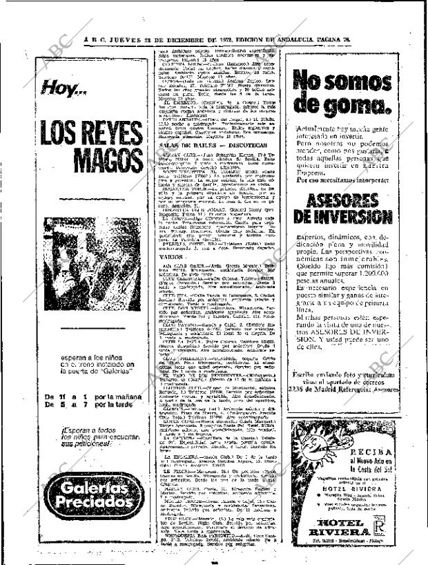 ABC SEVILLA 28-12-1972 página 76