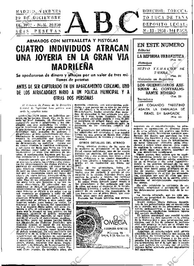 ABC MADRID 29-12-1972 página 29