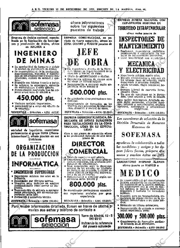 ABC MADRID 29-12-1972 página 40