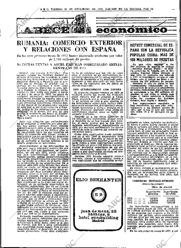 ABC MADRID 29-12-1972 página 63