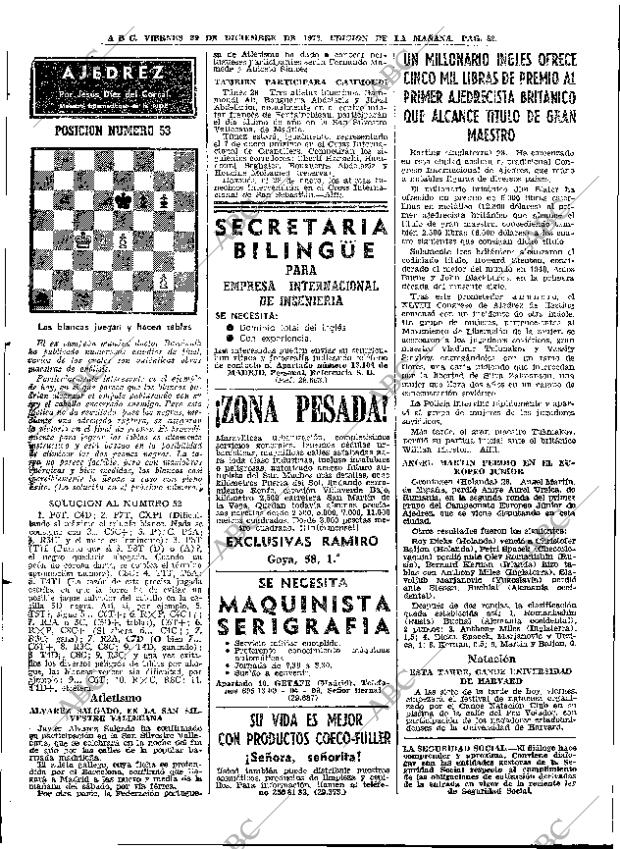 ABC MADRID 29-12-1972 página 82