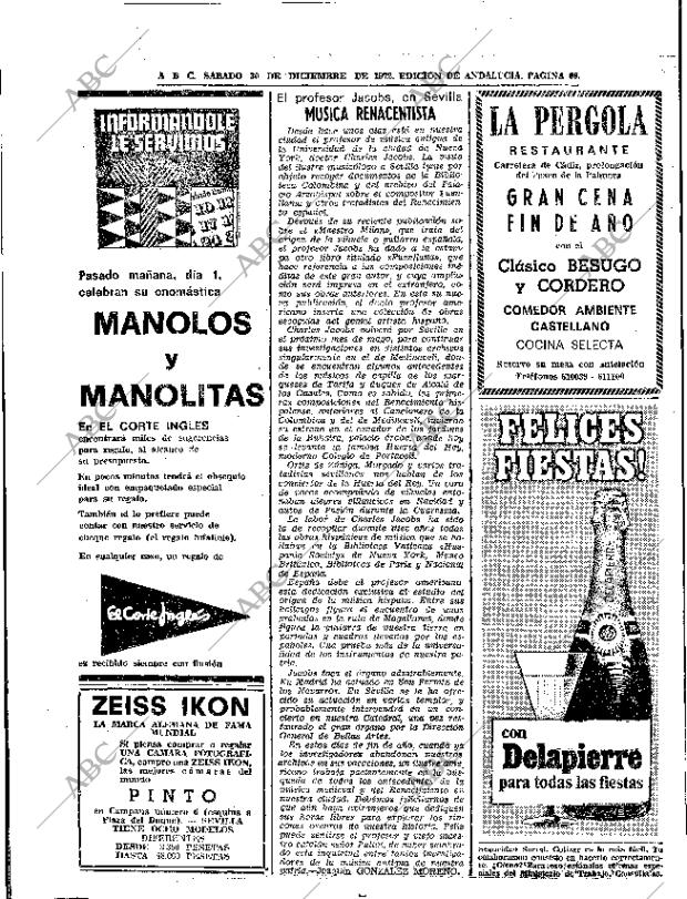 ABC SEVILLA 30-12-1972 página 66