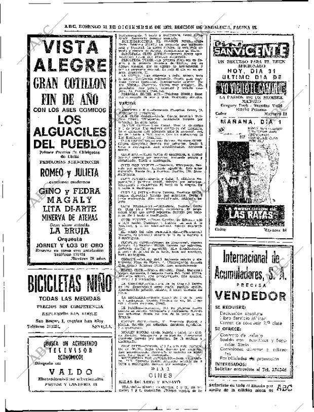 ABC SEVILLA 31-12-1972 página 68