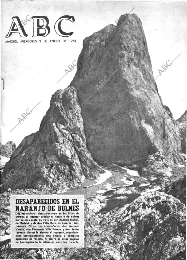 ABC MADRID 03-01-1973 página 1