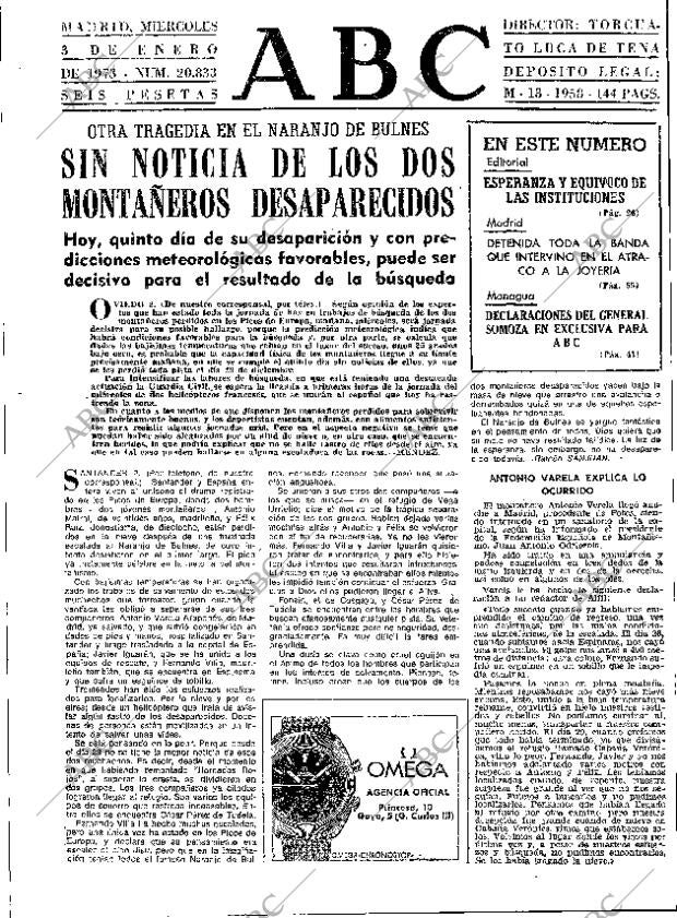 ABC MADRID 03-01-1973 página 25