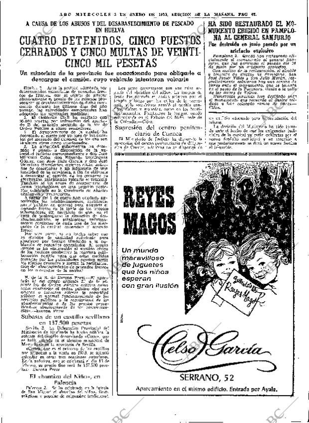 ABC MADRID 03-01-1973 página 47