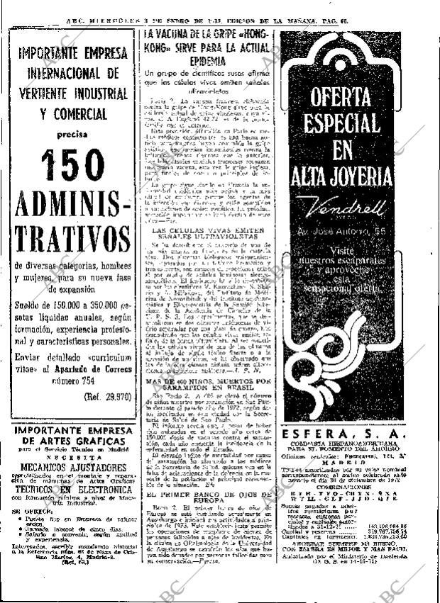 ABC MADRID 03-01-1973 página 66