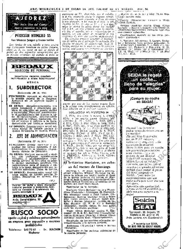 ABC MADRID 03-01-1973 página 84