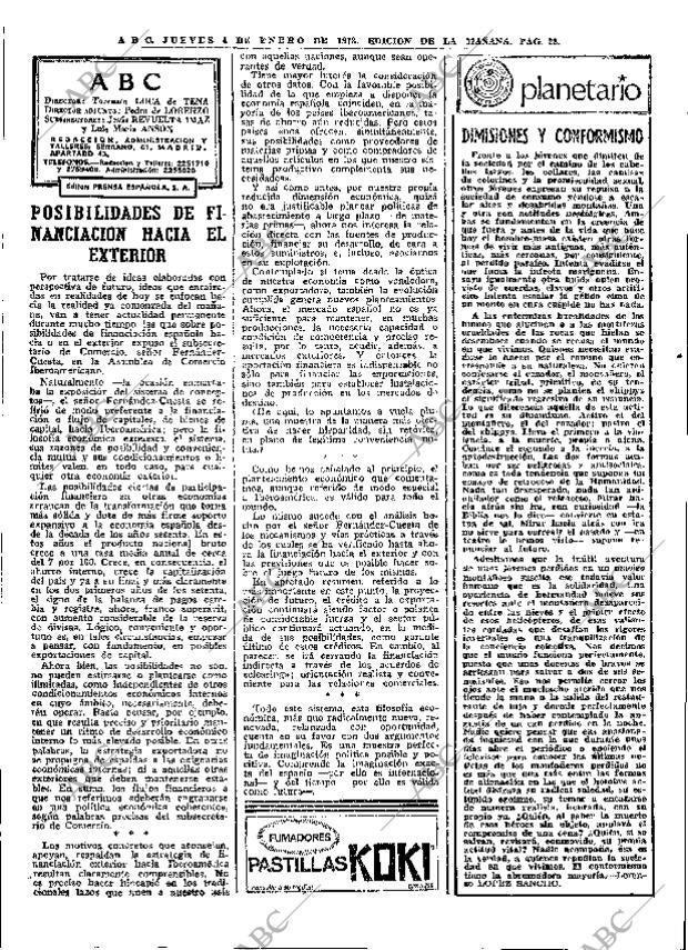 ABC MADRID 04-01-1973 página 22