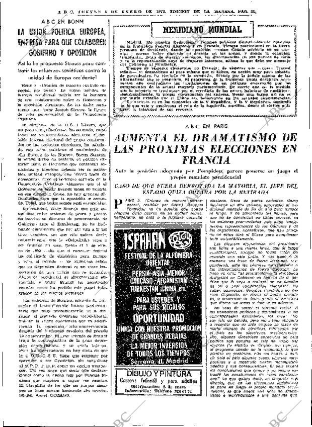 ABC MADRID 04-01-1973 página 25