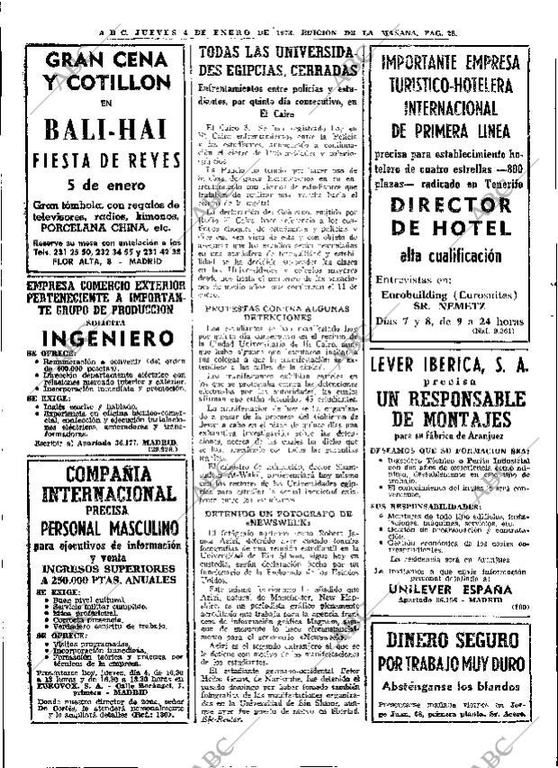 ABC MADRID 04-01-1973 página 28
