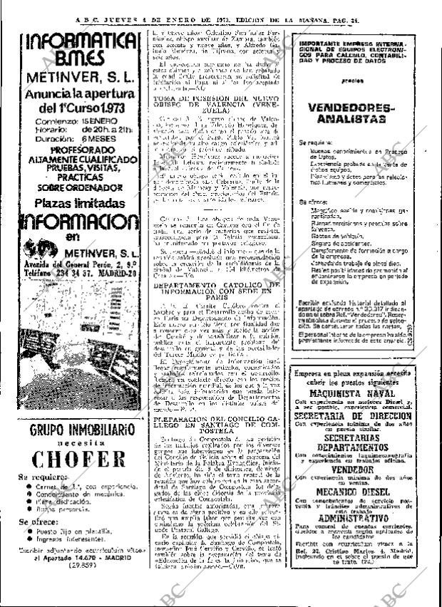 ABC MADRID 04-01-1973 página 34