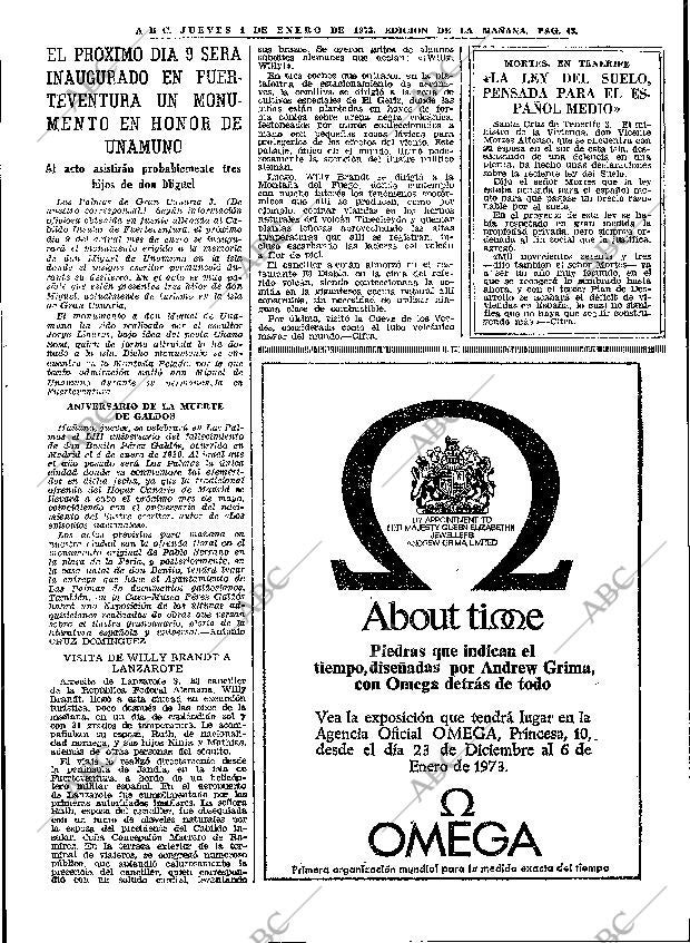 ABC MADRID 04-01-1973 página 43