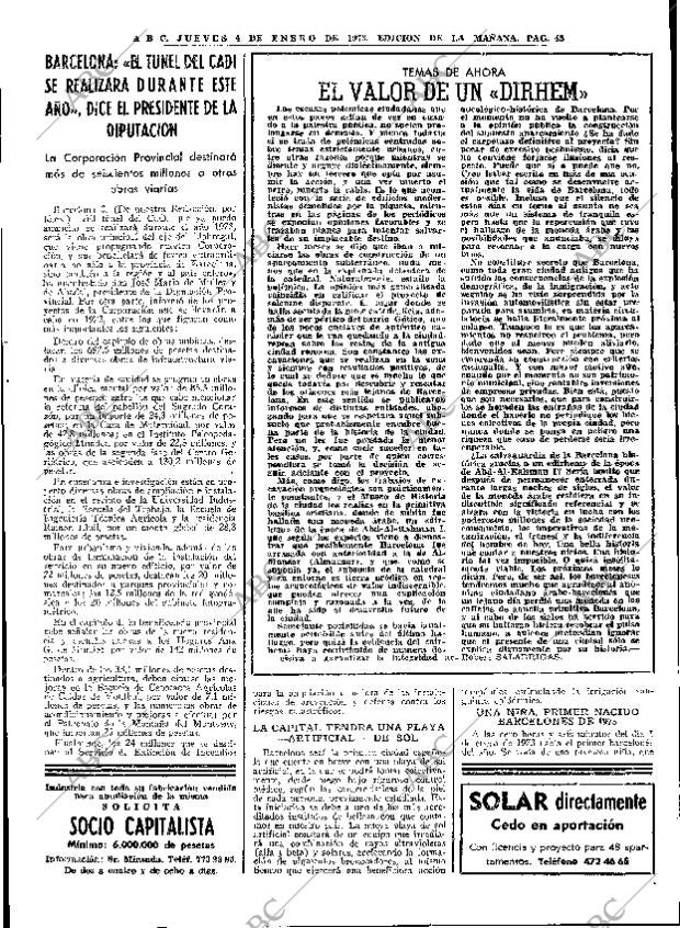 ABC MADRID 04-01-1973 página 45