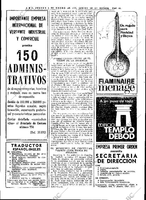 ABC MADRID 04-01-1973 página 46