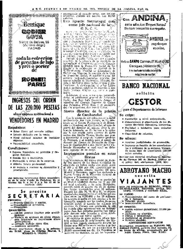 ABC MADRID 04-01-1973 página 48