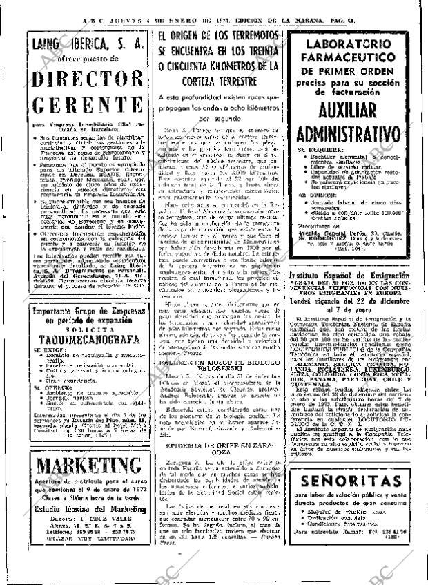 ABC MADRID 04-01-1973 página 61