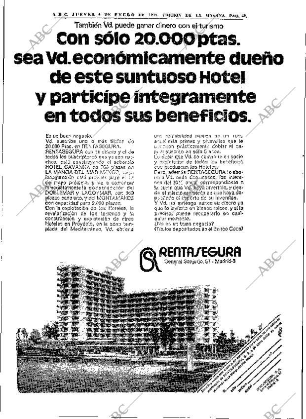 ABC MADRID 04-01-1973 página 62
