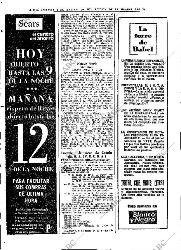 ABC MADRID 04-01-1973 página 70