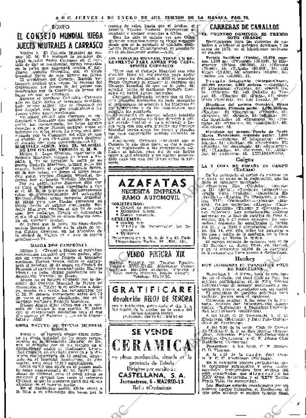 ABC MADRID 04-01-1973 página 73
