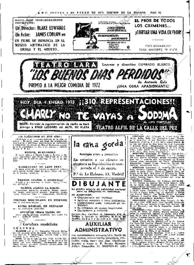 ABC MADRID 04-01-1973 página 83
