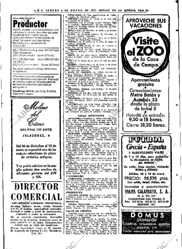 ABC MADRID 04-01-1973 página 87