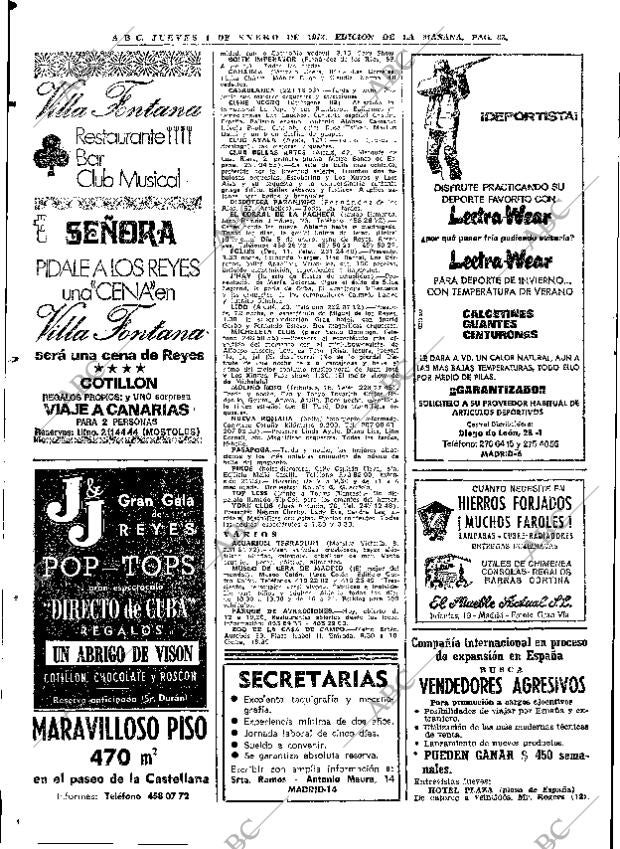 ABC MADRID 04-01-1973 página 88