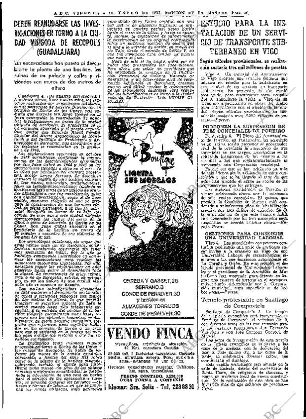 ABC MADRID 05-01-1973 página 36