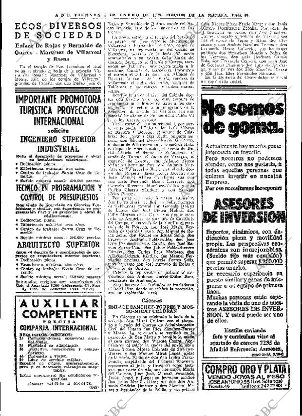 ABC MADRID 05-01-1973 página 40