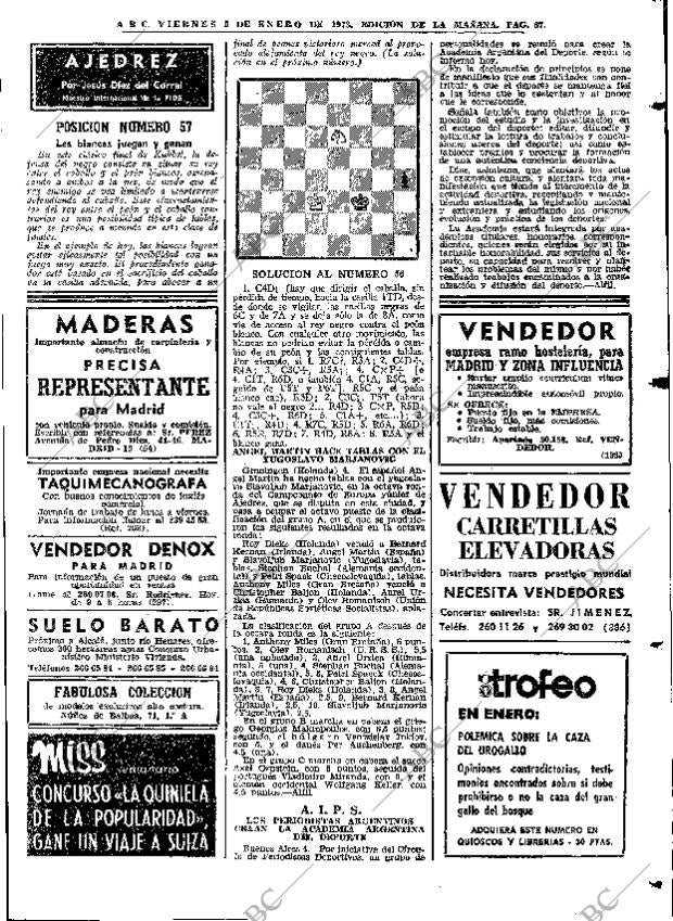ABC MADRID 05-01-1973 página 67