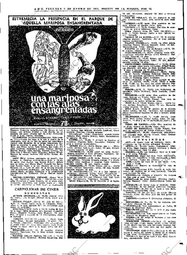 ABC MADRID 05-01-1973 página 73