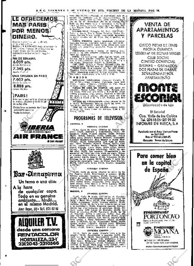 ABC MADRID 05-01-1973 página 76