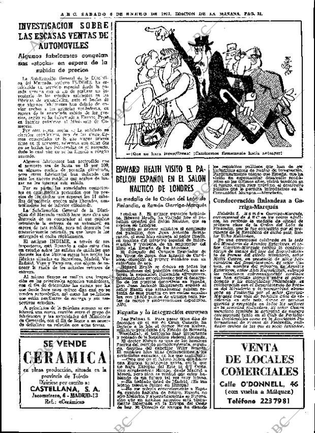 ABC MADRID 06-01-1973 página 21