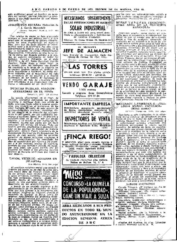 ABC MADRID 06-01-1973 página 42