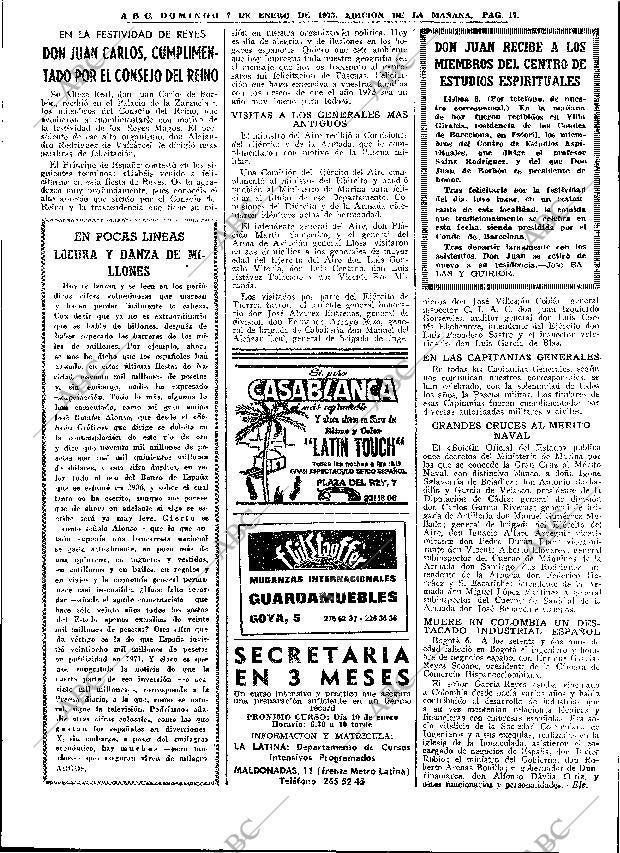 ABC MADRID 07-01-1973 página 17