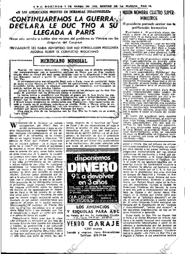 ABC MADRID 07-01-1973 página 19