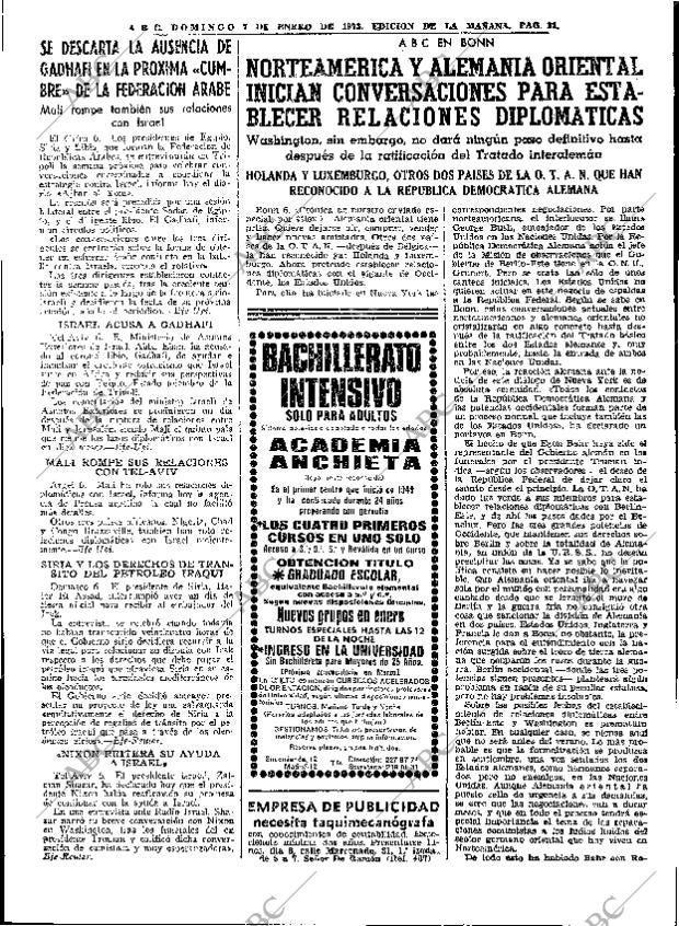 ABC MADRID 07-01-1973 página 21