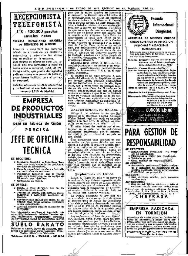 ABC MADRID 07-01-1973 página 22