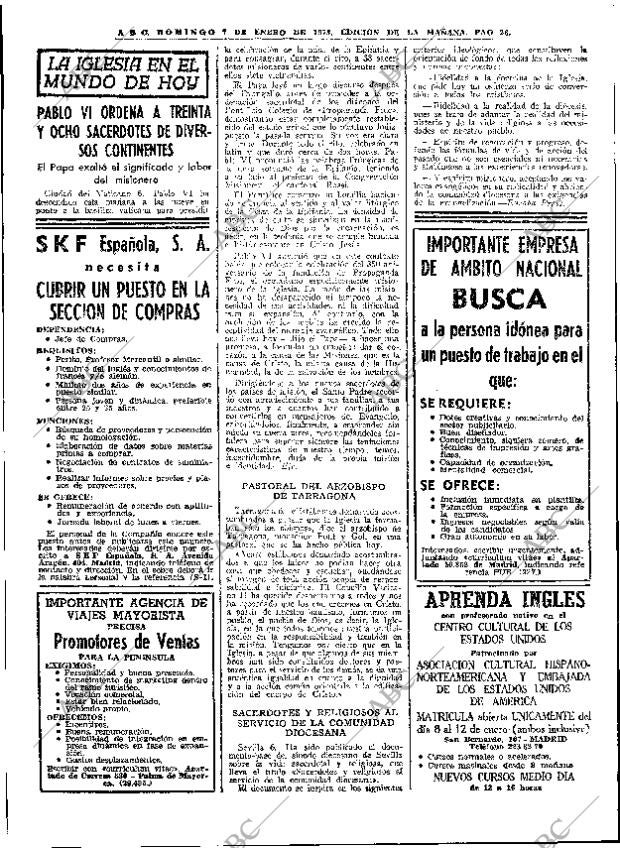 ABC MADRID 07-01-1973 página 26