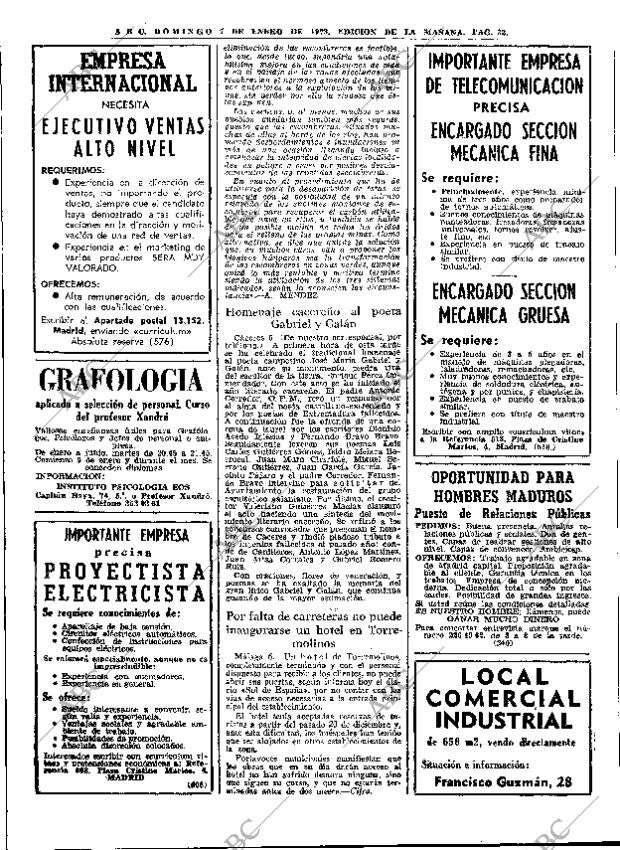 ABC MADRID 07-01-1973 página 32