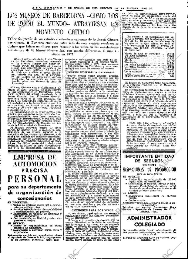 ABC MADRID 07-01-1973 página 36