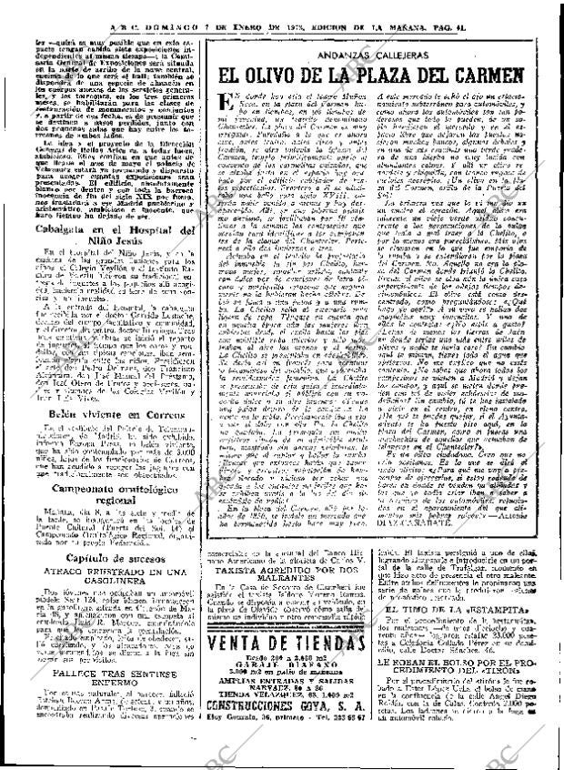 ABC MADRID 07-01-1973 página 41