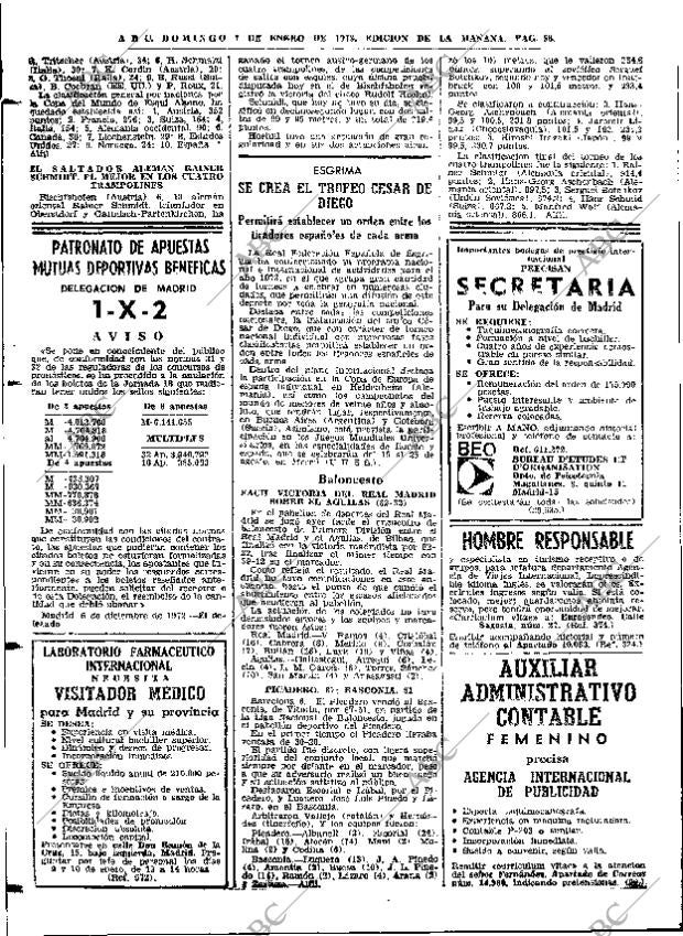 ABC MADRID 07-01-1973 página 58