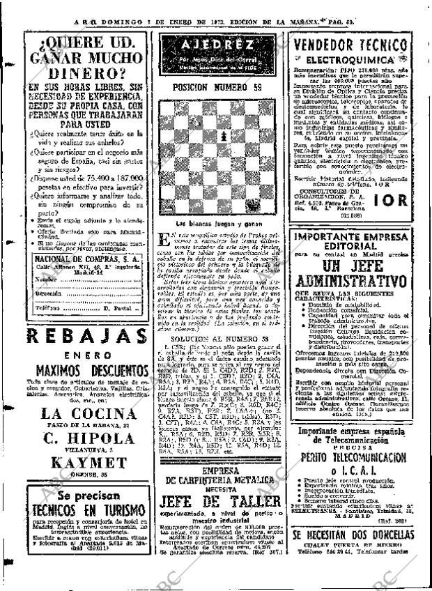 ABC MADRID 07-01-1973 página 60