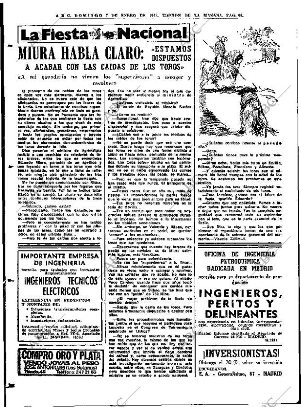 ABC MADRID 07-01-1973 página 66
