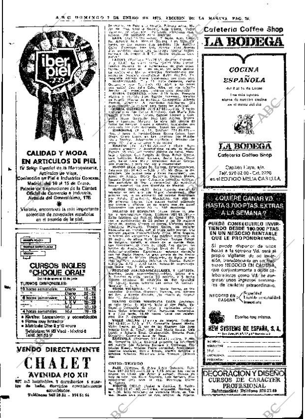 ABC MADRID 07-01-1973 página 70